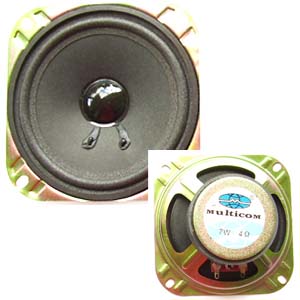 ALTO FALANTE 4 POLEGADAS 4 OHMS 7W FERRITE QUADRADO