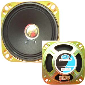 ALTO FALANTE 4 POLEGADAS 8 OHMS 5W ALNICO QUADRADO