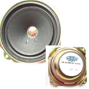 ALTO FALANTE 4 POLEGADAS 4 OHMS 5W FERRITE QUADRADO