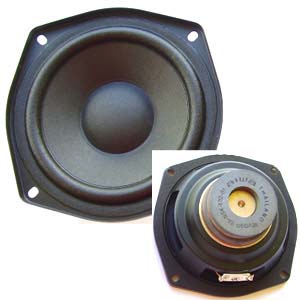 ALTO FALANTE 5,5 POLEGADAS 6 OHMS 50W IMA DUPLO AIWA/CCE PRETO