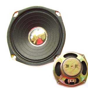ALTO FALANTE 5 POLEGADAS 8 OHMS 3W FERRITE (C/ 4 PARAFUSOS)