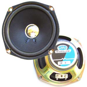 ALTO FALANTE 5 POLEGADAS 8 OHMS 10W FERRITE C/SUSP. MULTICOM