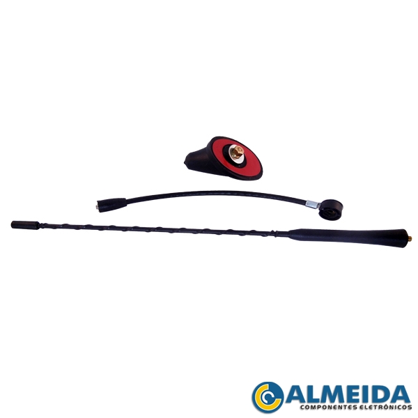 ANTENA TETO MONTANA/PRISMA GM 2007 CONEXAO ORIGINAL METALCERTA