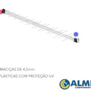 ANTENA EXTERNA UHF 38 ELEMENTOS 18 DBI TSU 1350 TELESONIC