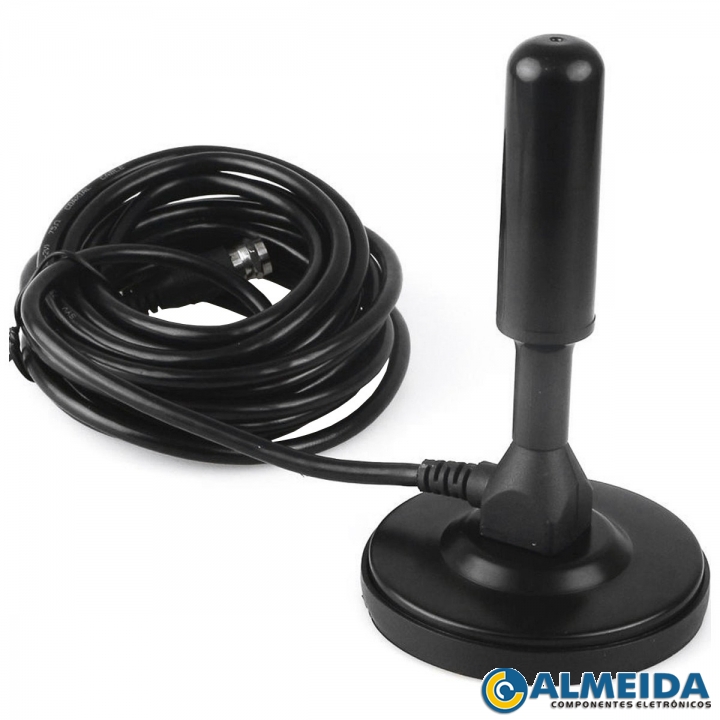 ANTENA INTERNA DIGITAL UHF/VHF/FM 3.5DBI C/ IMA 4.3MTS