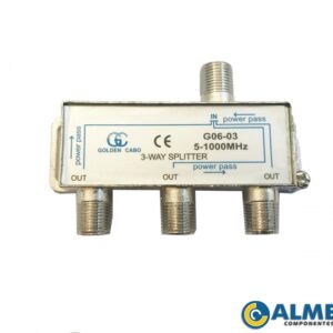 DIVISOR DE ANTENA 1X3 5-1000MHZ (GC)