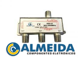 DIVISOR DE ANTENA 1X3 900-2500MHZ (GC)