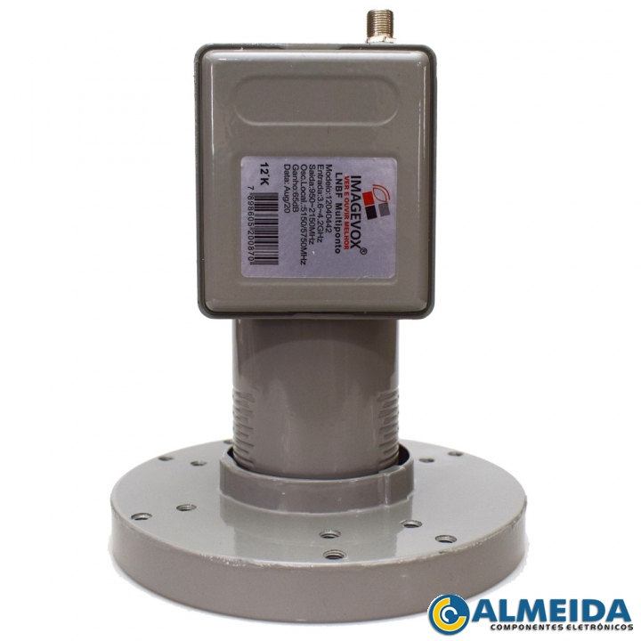 LNBF BANDA C MULTIPONTO 3,7-4,2 GHZ IMAGEVOX