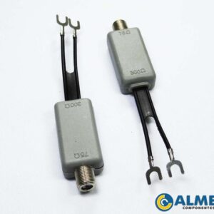 BALUN AEREO 75/300 C/ROSCA QUADRADO