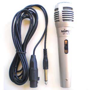 MICROFONE MP-126A C/CABO PRATA (MIPU)