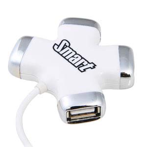 HUB 4 PORTAS USB 2.0 BRANCO CP-853