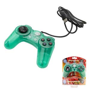 JOYSTICK P/PC SEMELHANTE PS2 VERDE ST-708U