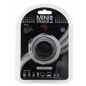 MINI SPEAKER USB 2.4W PRETO ST-M07PO