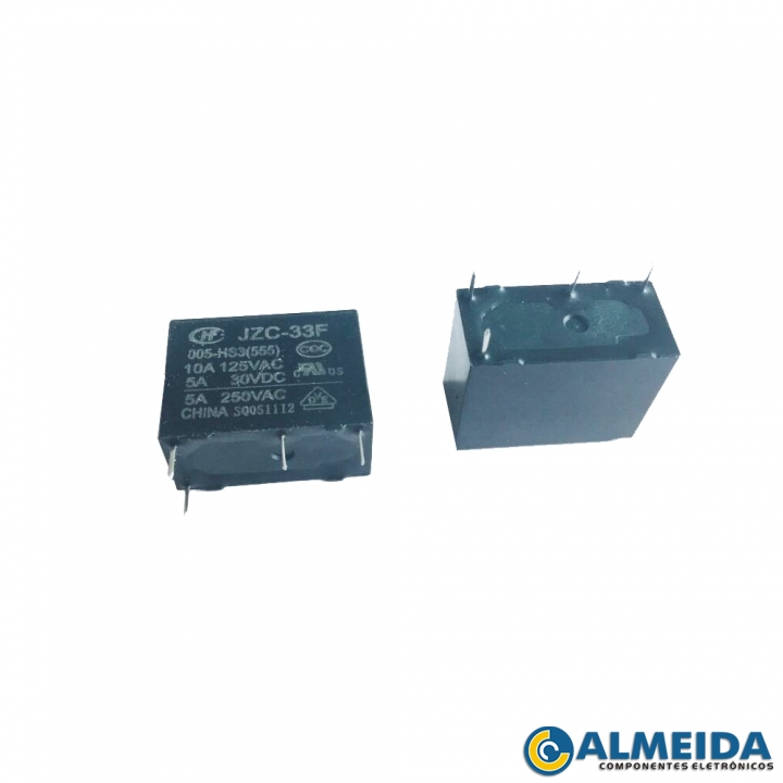 RELE MAQUINA DE LAVAR 12V 10A 125VAC/5A 30VDC/5A 250VAC 4 PINOS