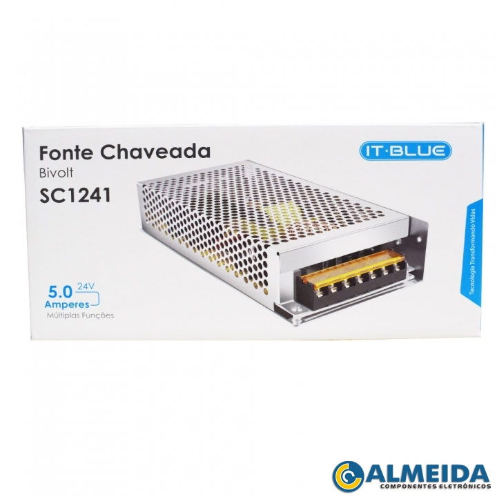 FONTE 24V 5A 120W COLMEIA SC1241 IT-BLUE