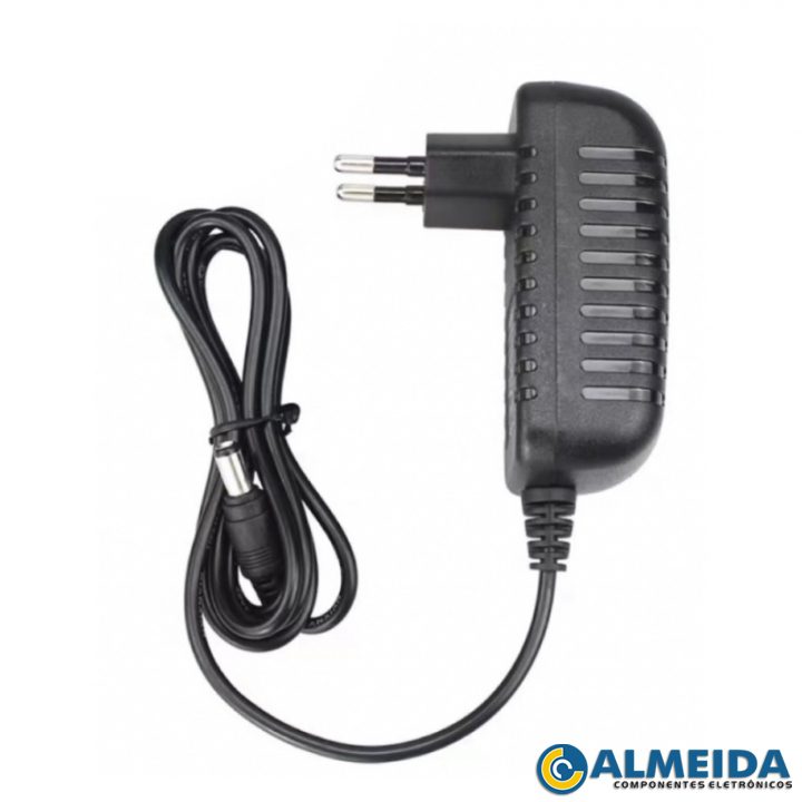 FONTE 12V 1A P4 5.5X2.5MM TIPO PAREDE LE-0174 IT-BLUE