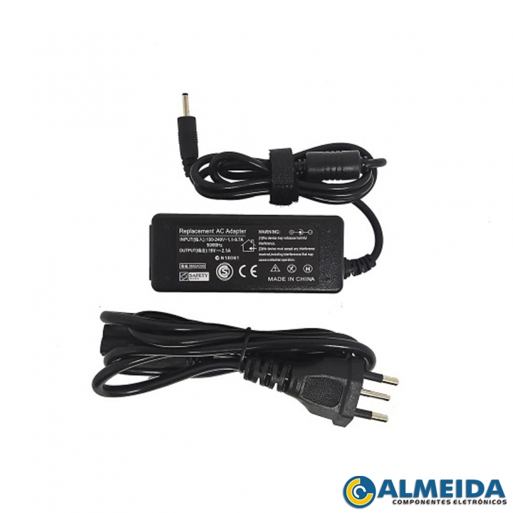 FONTE NOTEBOOK SAMSUNG ULTRABOOK 19V 2.1A 3.0X1.1MM GRASEP