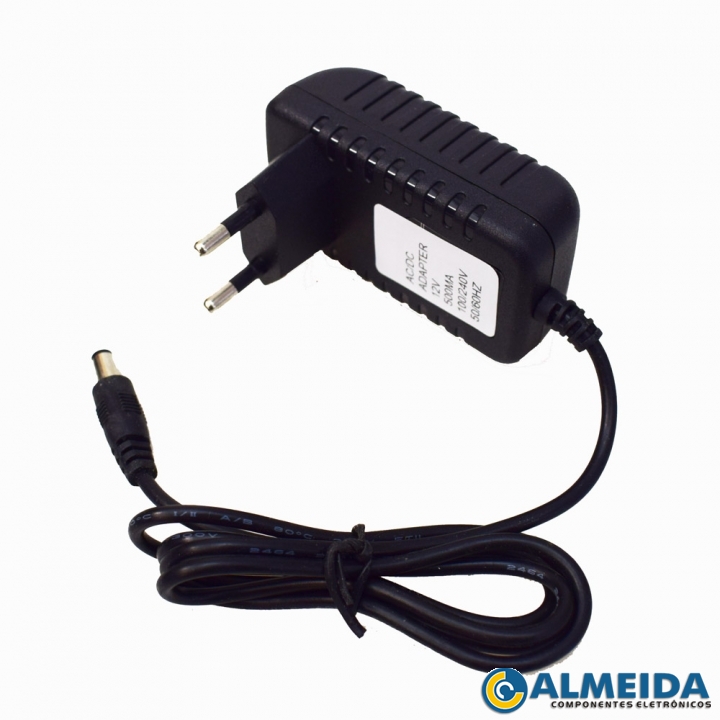 FONTE 12V 500MA PLUG P4 100/240V 50/60HZ AAATOP-1220