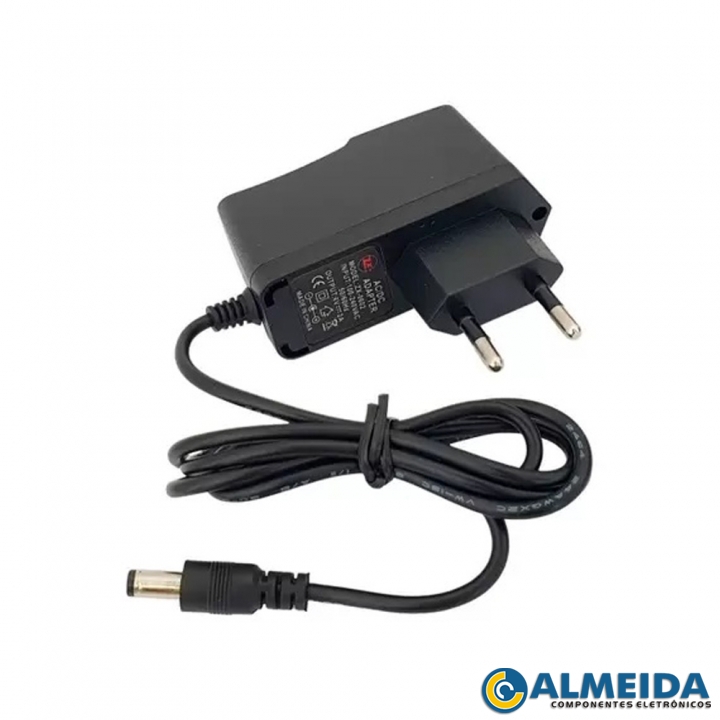 FONTE 6V 1A CHAVEADA 100-240V BIVOLT 5.5X2.1MM