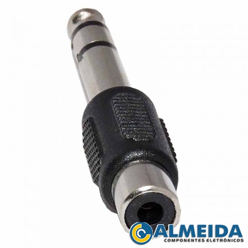 PLUG ADAPTADOR P10 STEREO PARA JACK RCA