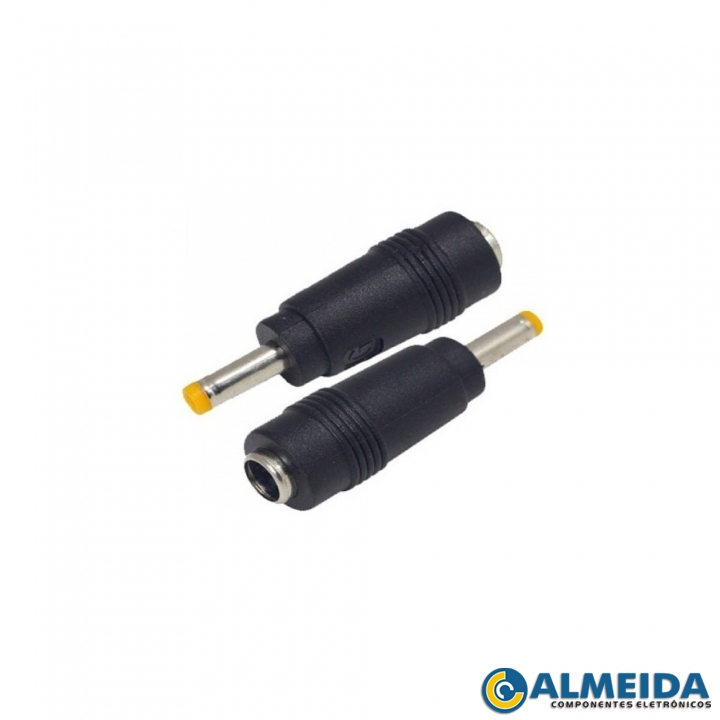 PLUG ADAPTADOR P4 5.5X2.1MM FEMEA P/ 4.0X1.7MM G MACHO (PCT 10PCS)