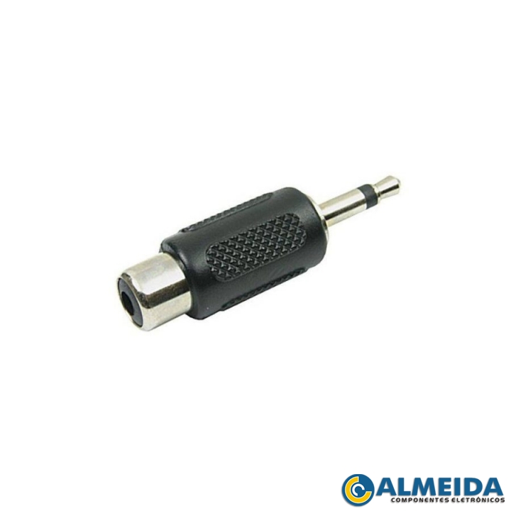 PLUG ADAPTADOR P2 MONO PARA JACK RCA