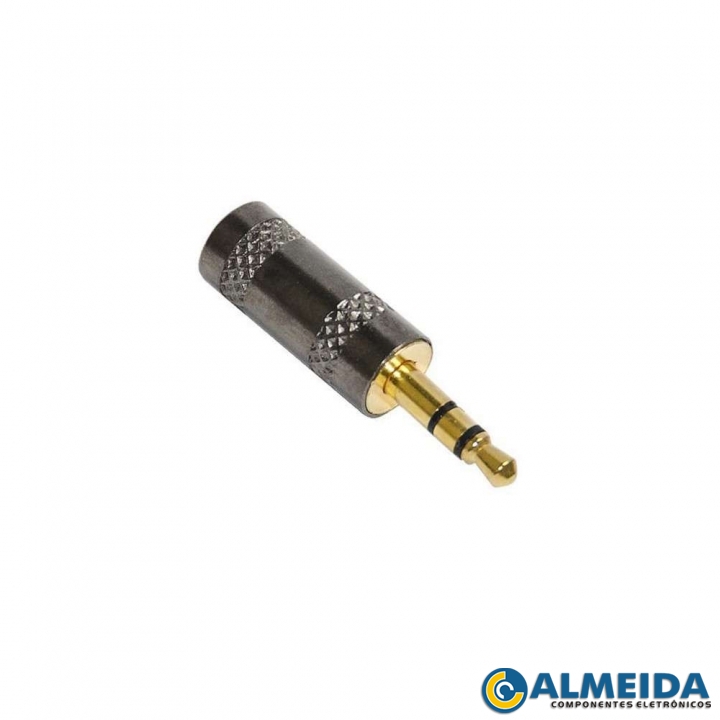 PLUG P2 STEREO METAL PGPD0006 STORM (PCT. 10PCS)