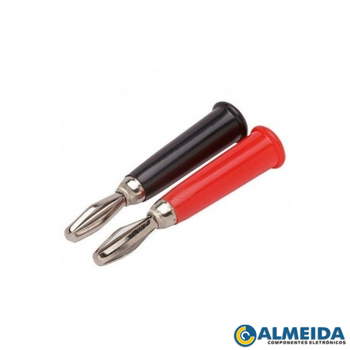 PLUG BANANA NIQUEL STORM (PT/VM)