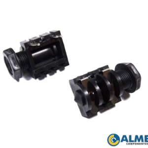 JACK P10 MONO FECHADO 4 TERMINAIS HS2008 C/ FURO