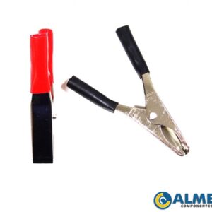 GARRA JACARE SEMI-ISOLADA GRANDE 75MM (PT/VM)