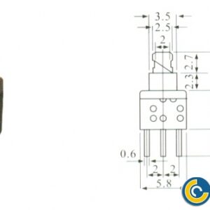 CHAVE BOTAO 7X7 C/TRAVA