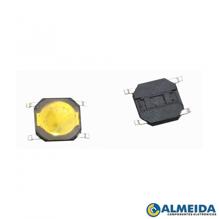 CHAVE TOQUE SMD 4 TERMINAIS HORIZONTAL 4X4X0.8MM