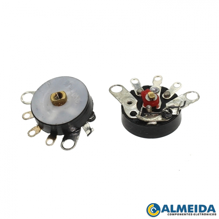 POTENCIOMETRO 10K 12MM SPIKA B103 10K (180 GRAUS)