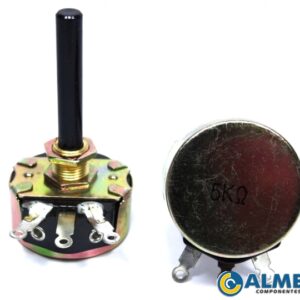 POTENCIOMETRO FIO WX32 30MM 5K L40 4W ASTE PLASTICA (ACEL)