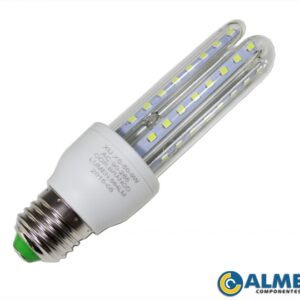 LAMPADA LED TIPO U  9W 6000K E27 (AXU)