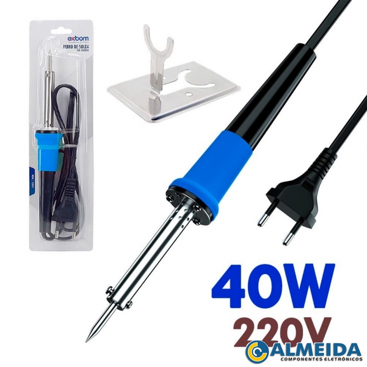 FERRO DE SOLDA 40W 220V PRO-FSDO240 EXBOM