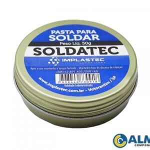 PASTA PARA SOLDAR SOLDATEC IMPLASTEC 50 GRAMAS