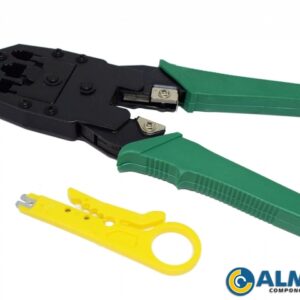 ALICATE DE CRIMPAR RJ45/RJ11/RJ12 + DECAPADOR DE FIO
