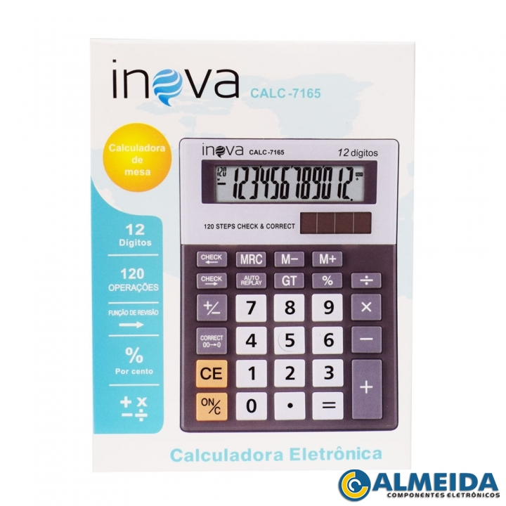 CALCULADORA ELETRONICA CAL-7165 INOVA