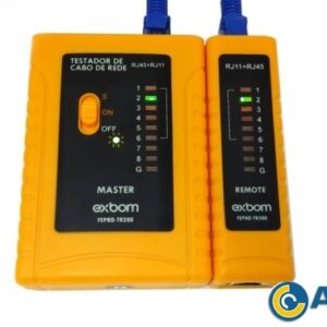 TESTADOR DE CABO RJ-45/RJ-11 FEPRO-TR200 EXBOM