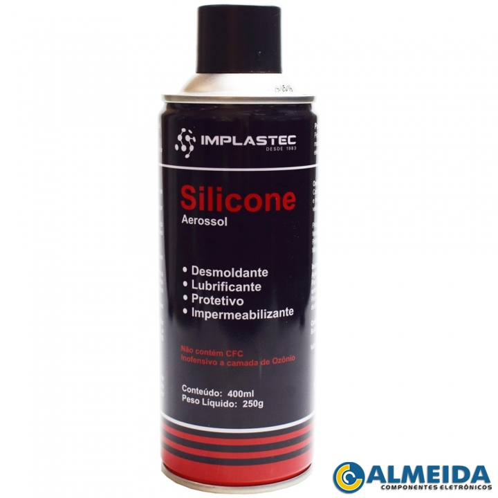 SPRAY SILICONE AEROSSOL 250G/400ML IMPLASTEC