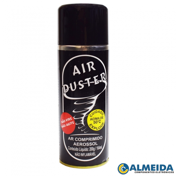 SPRAY AR COMPRIMIDO AEROSSOL AIR DUSTER 200G/164ML IMPLASTEC