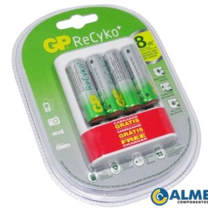 PILHA RECARREGAVEL AA 2100MAH 1.2V RECYKO+ GP (BLISTER 4PCS)