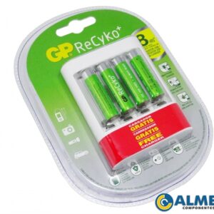 PILHA RECARREGAVEL AAA 800MAH 1.2V RECYKO+ GP (BLISTER 4PCS)