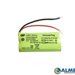 BATERIA TELEFONE 2,4V 600MAH AAA T504 (GP)
