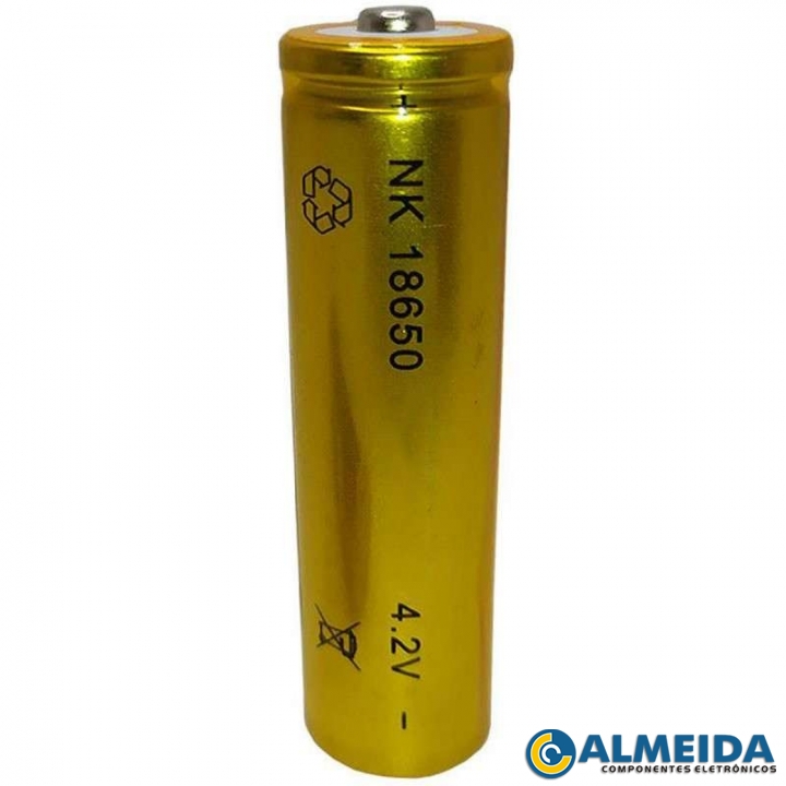 BATERIA RECARREGAVEL 4,2V 18650 9800MAH