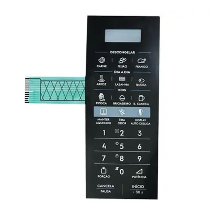 MEMBRANA MICROONDAS ELECTROLUX ME3EP PRETA 23,5X9,4CM