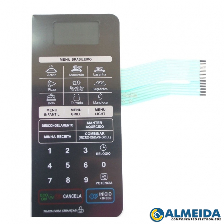 MEMBRANA MICROONDAS LG MH7048G/MH7058G ESPELHADA