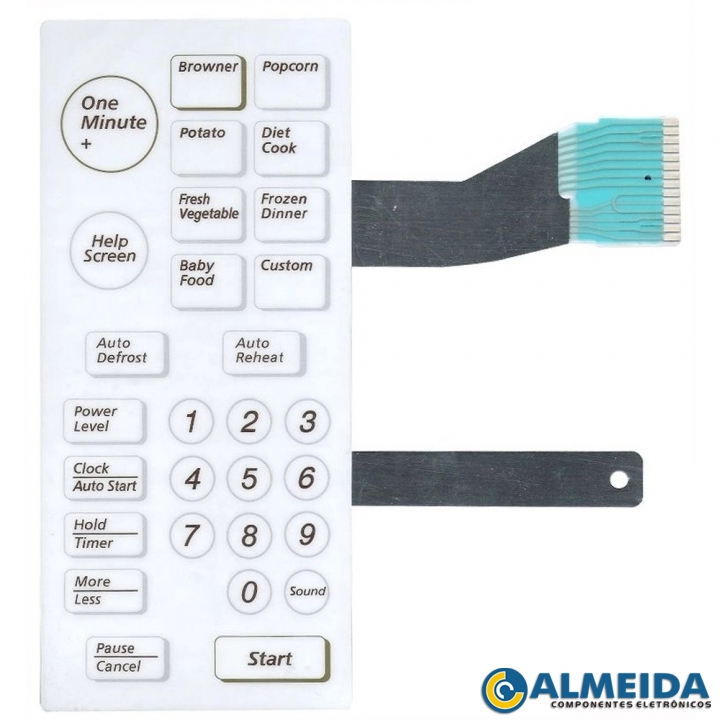 MEMBRANA MICROONDAS SAMSUNG MB6774W = MB7920W