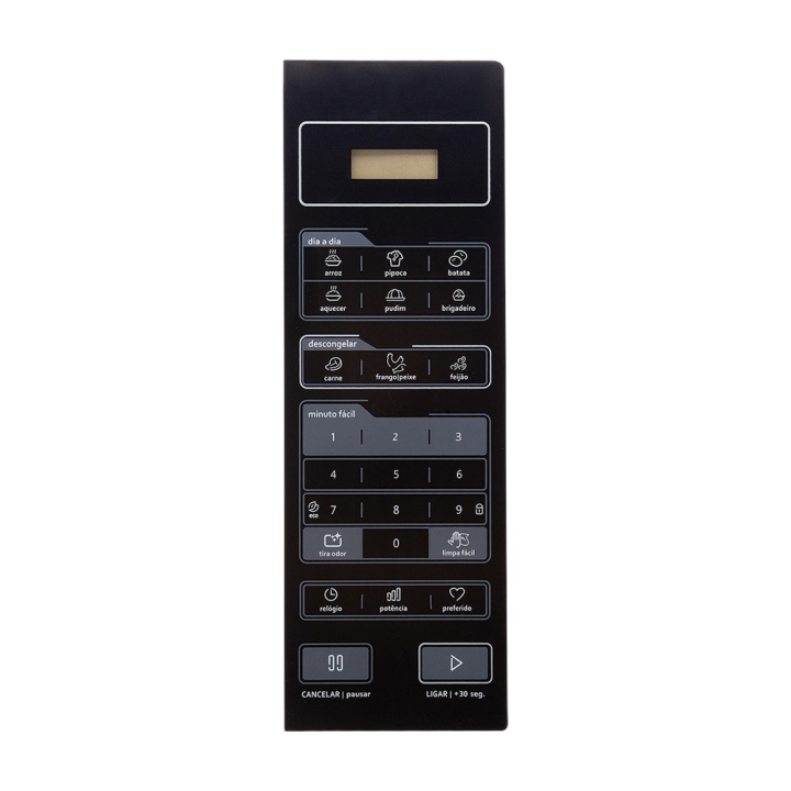 MEMBRANA MICROONDAS MIDEA MXSA35P1/35P2 PRETA 29,4X9,7CM